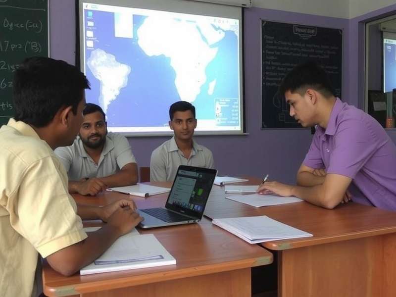Storm Sovereign being used in a classroom setting in India